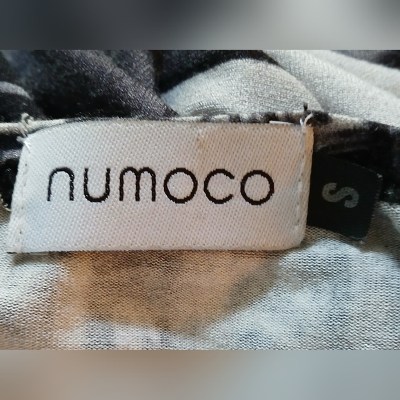 One of a Kind Jersey Dress with Time Square Print - Picture 3 of 8